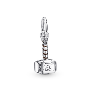 Charm Prata Pendente Marvel - Martelo do Thor de Os Vingadores