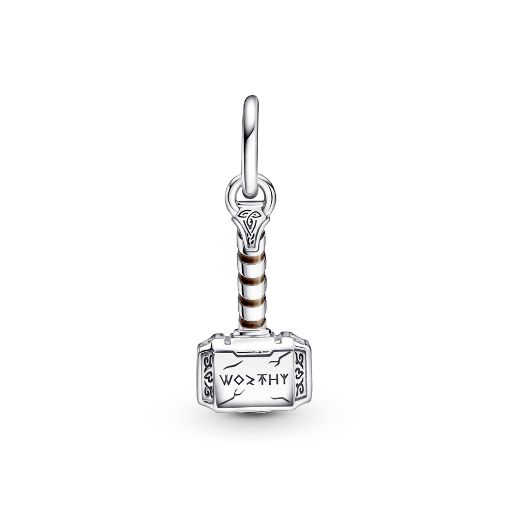 Imagem 3 do produto Charm Prata Pendente Marvel - Martelo do Thor de Os Vingadores