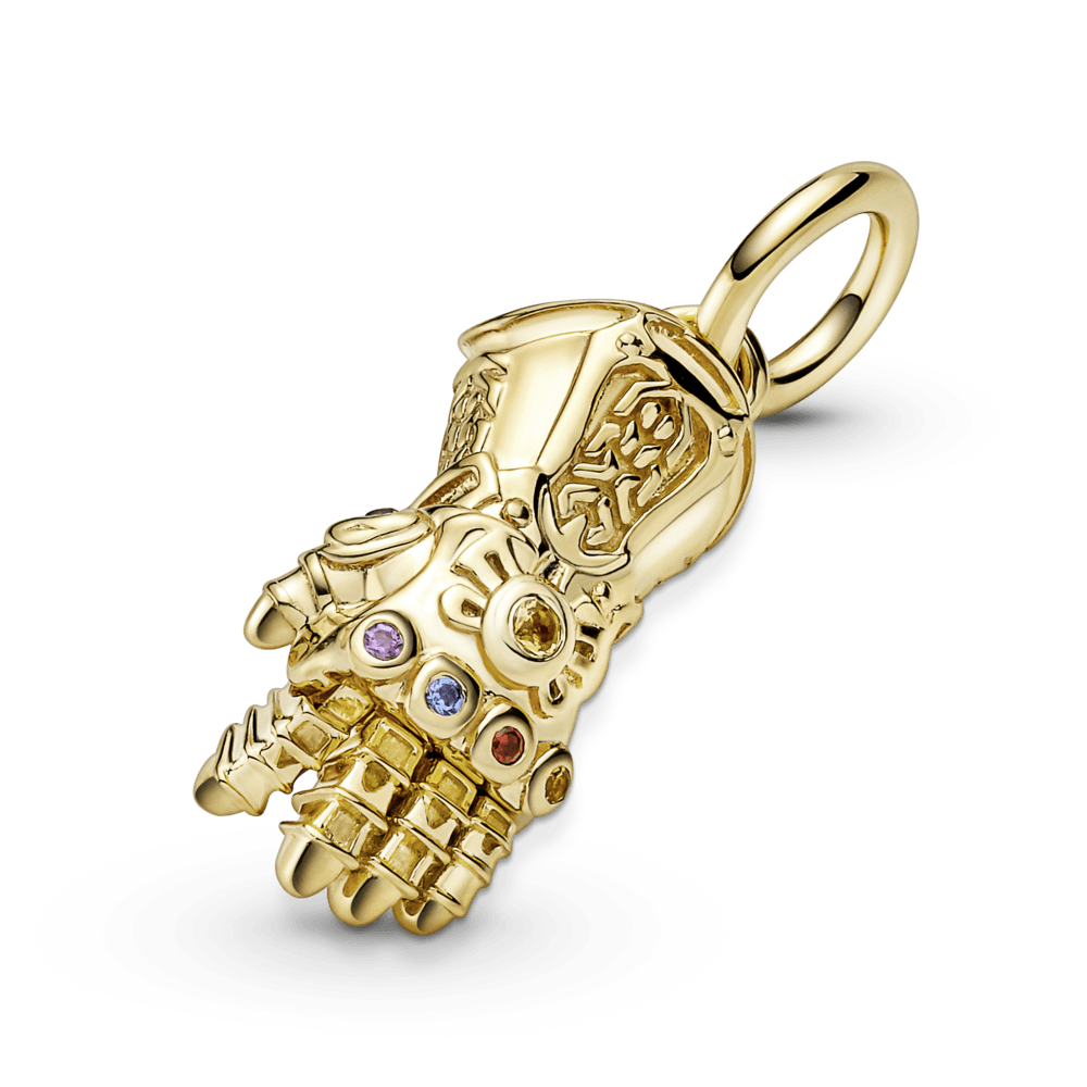 Imagem 4 do produto Charm de Ouro Pendente Marvel - Manopla do Infinito de Os Vingadores