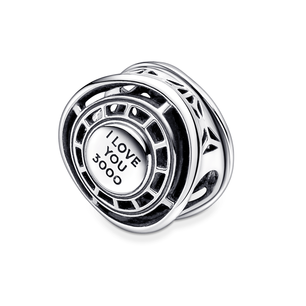 Imagem 4 do produto Charm Prata Marvel - Arc Reactor do Homem de Ferro de Os Vingadores