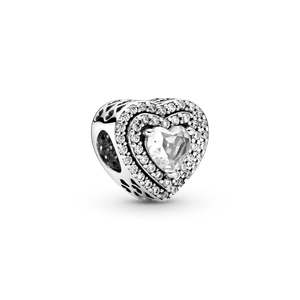 Charm Coracoes Nivelados Brilhante