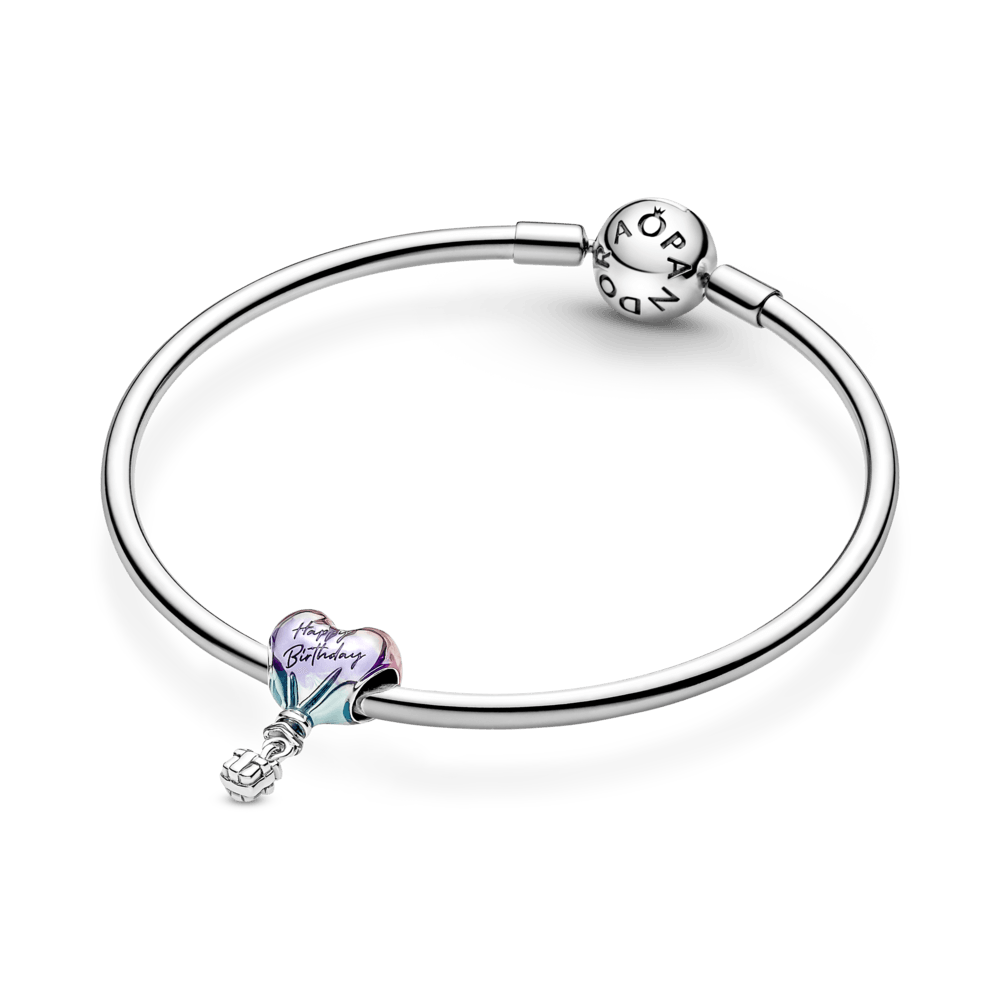 Imagem 4 do produto Charm Prata Pendente Balão de Ar Quente Feliz Aniversário