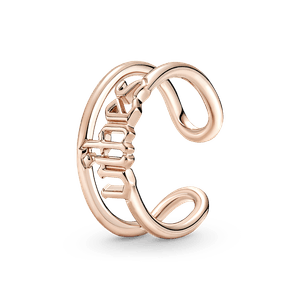 Anel Ouro Rosé Aberto Vibes