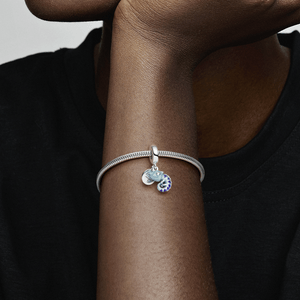 Charm Prata Pendente Camaleão Muda de Cor