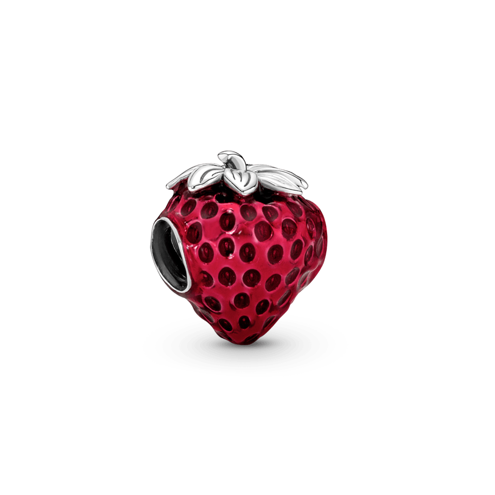 Imagem 1 do produto Charm Prata Morango Vermelho