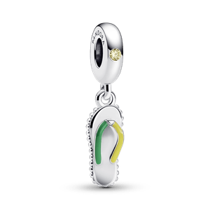 Charm Prata Pendente Chinelo