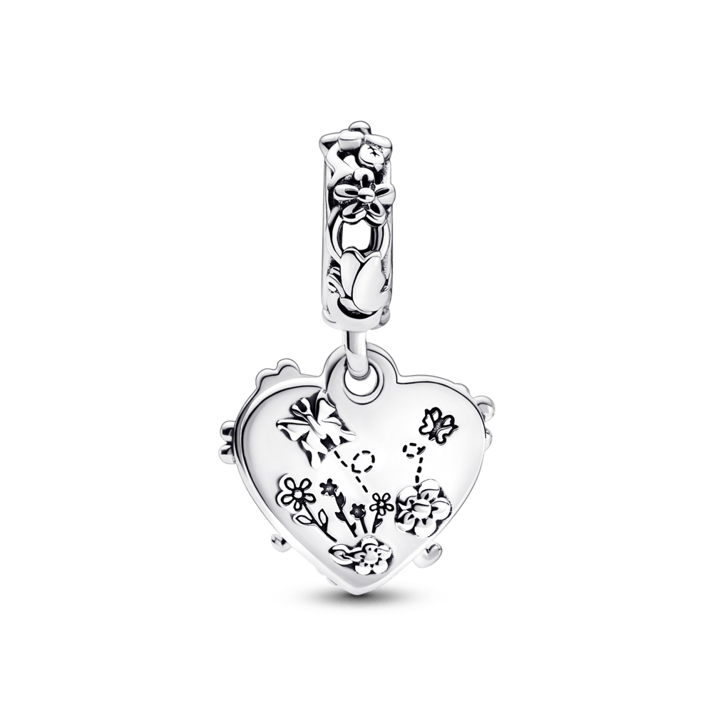 Imagem 3 do produto Charm Prata Pendente Disney Ursinho Pooh e Leitão