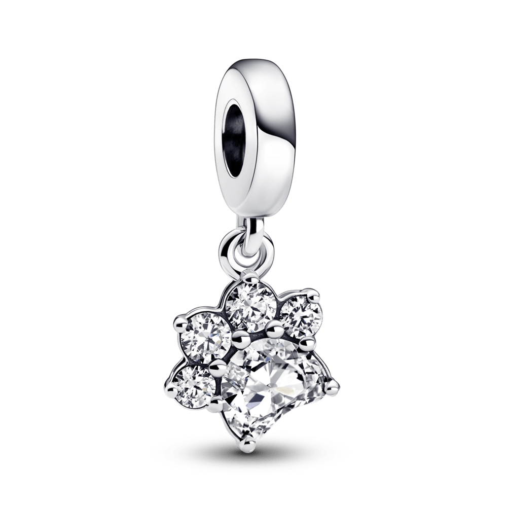 Imagem 1 do produto Charm Prata Pendente Patinha Brilhante