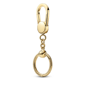 Chaveiro de Ouro com Porta-Charms O