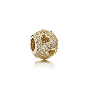 Charm Flor Da Recordação Em Ouro 14k