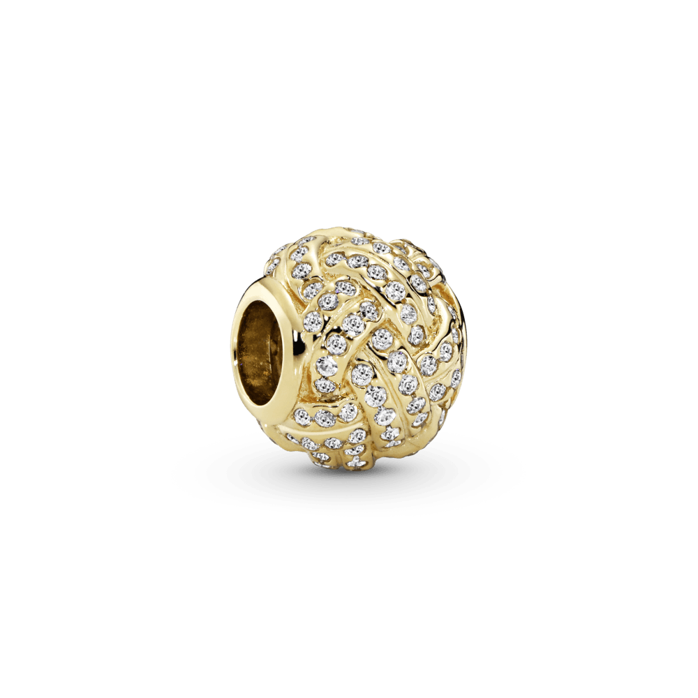 Imagem 1 do produto Charm No Do Amor Em Ouro 14k