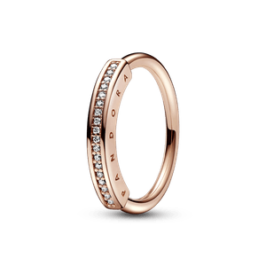 Anel Pave Rose Pandora Signature Id