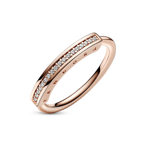 Anel Pave Rose Pandora Signature Id