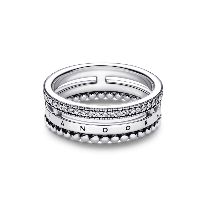 Anel De Esferas Pave Pandora Signature - Pandora