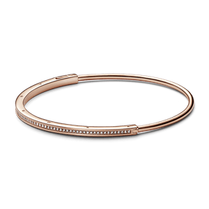 Bracelete Rigido Rose Pandora Signature Id