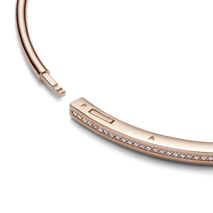 Bracelete Rigido Rose Pandora Signature Id