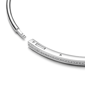 Bracelete Rigido Pave Pandora Signature Id