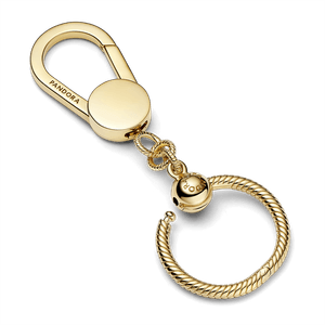 Chaveiro de Ouro com Porta-Charms O
