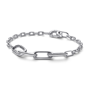 Bracelete De Corrente De Links De Elos Finos Pandora Me