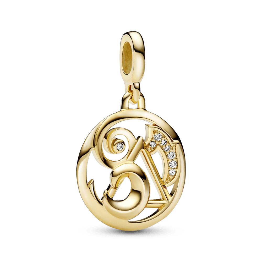 Imagem 1 do produto Charm de Ouro Medalhão Elementos da Natureza
