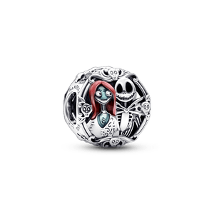 Charm Prata Disney - Caveiras do Estranho Mundo de Jack