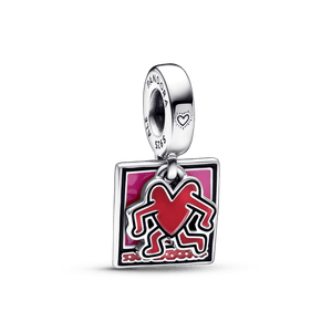 Charm Pendente Duplo Coracao Andante Keith Haring X Pandora