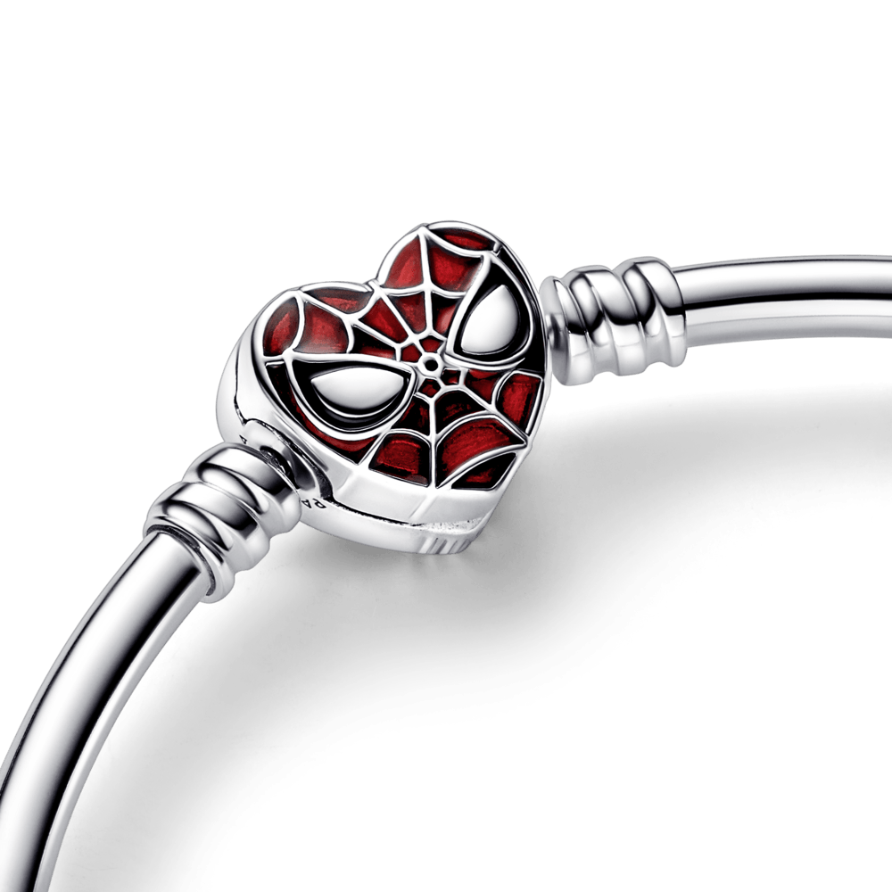 Imagem 4 do produto Bracelete de Prata Rígido Marvel - Homem-Aranha