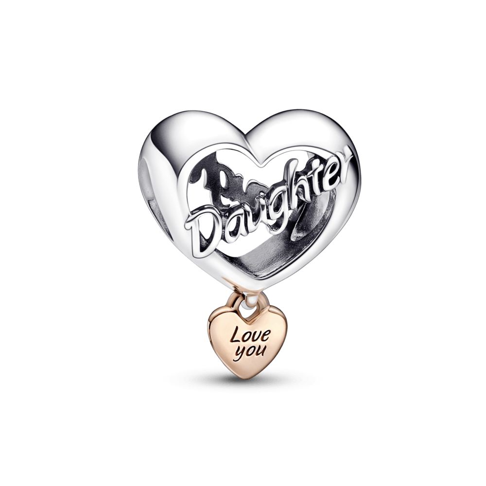 Imagem 1 do produto Charm Pendente Coração Te Amo Filha
