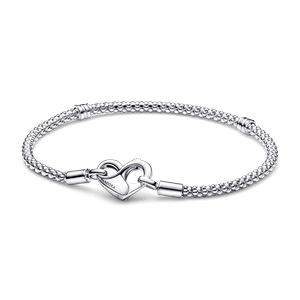 Bracelete De Corrente Cravejada Pandora Moments