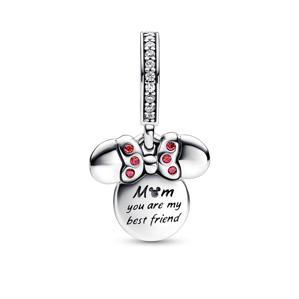 Imagem 2 do produto Charm Pendente Disney Silhueta Minnie Mouse em Dois Tons