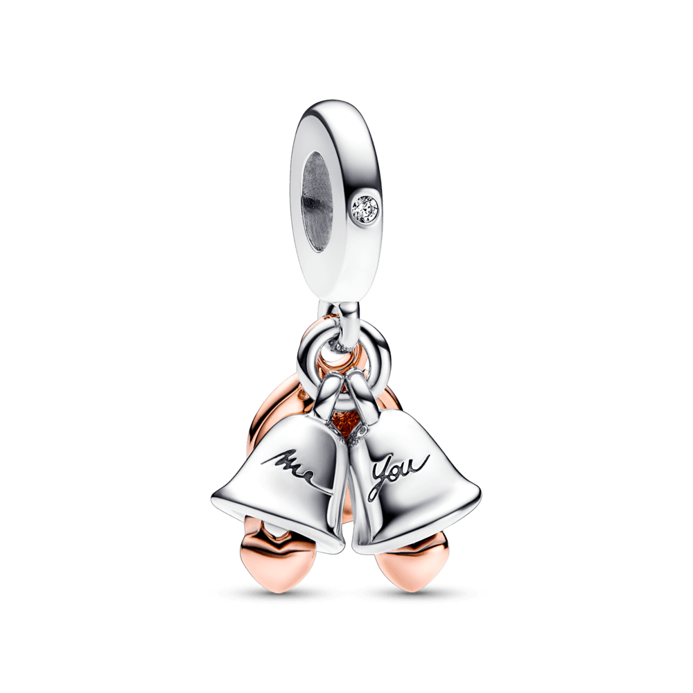 Imagem 1 do produto Charm Pendente Sinos da Igreja em Dois Tons