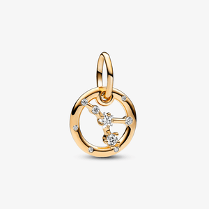 Pingente Signo Câncer - Charm de Ouro Pendente