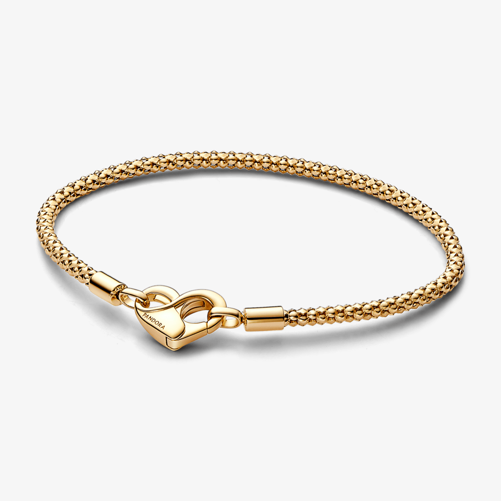 Imagem 1 do produto Bracelete de Ouro Maleável e Fecho de Coração