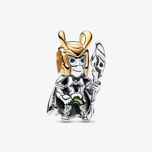 Charm Prata Marvel - Loki de Os Vingadores