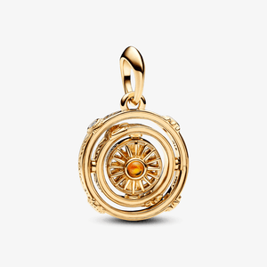 Charm de Ouro Pendente GOT - Astrolabio Giratório