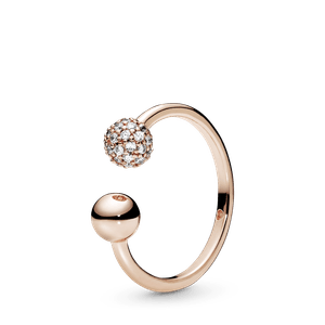 Anel Pandora Rose™ Esfera Brilhante