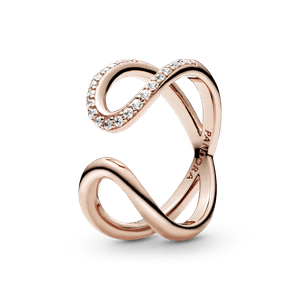 Anel Aberto Pandora Rose Infinito Brilhante