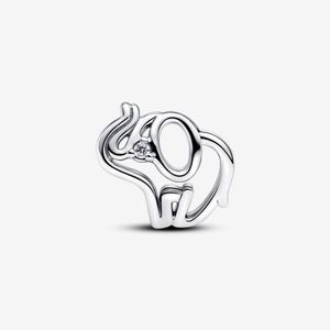 Charm Prata Elefante