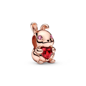 Charm Rose Coelho Ano Novo Chines