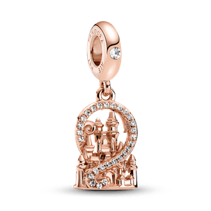 Charm Rose Pendente Castelo Das Princesas