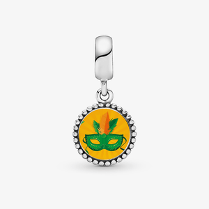 Charm Prata Pendente Mascara De Carnaval_Colecao Brasil