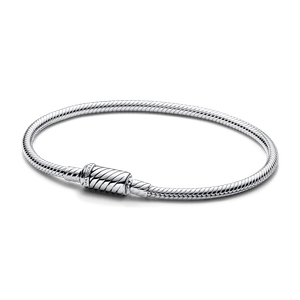 Bracelete de Prata em Trama e Fecho Magnético