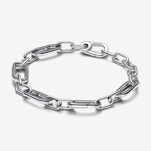 Bracelete De Prata Corrente De Elos