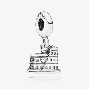 Charm De Prata Pendente Coliseu