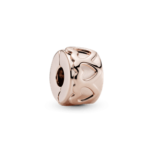 Charm Clipe Pandora Rose™ Corações Unidos