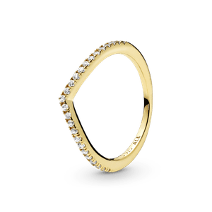 Anel Chevron Brilhante Pandora Shine™