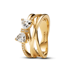 Maxi Anel De Ouro Ponto De Luz