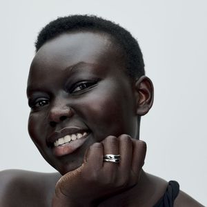 Anel De Prata Ondulado