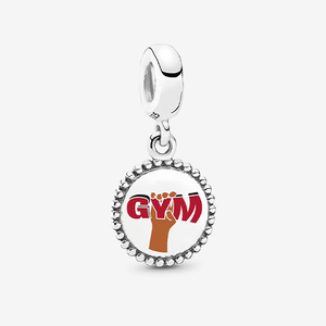 Charm Prata Pendente Gym_Colecao Brasil