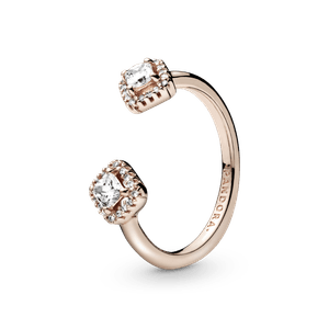 Anel Pandora Elegancia Eterna Em Ouro Rose